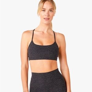 Beyond Yoga Spacedye Slim Racerback Bra
Black-Charcoal, Size M